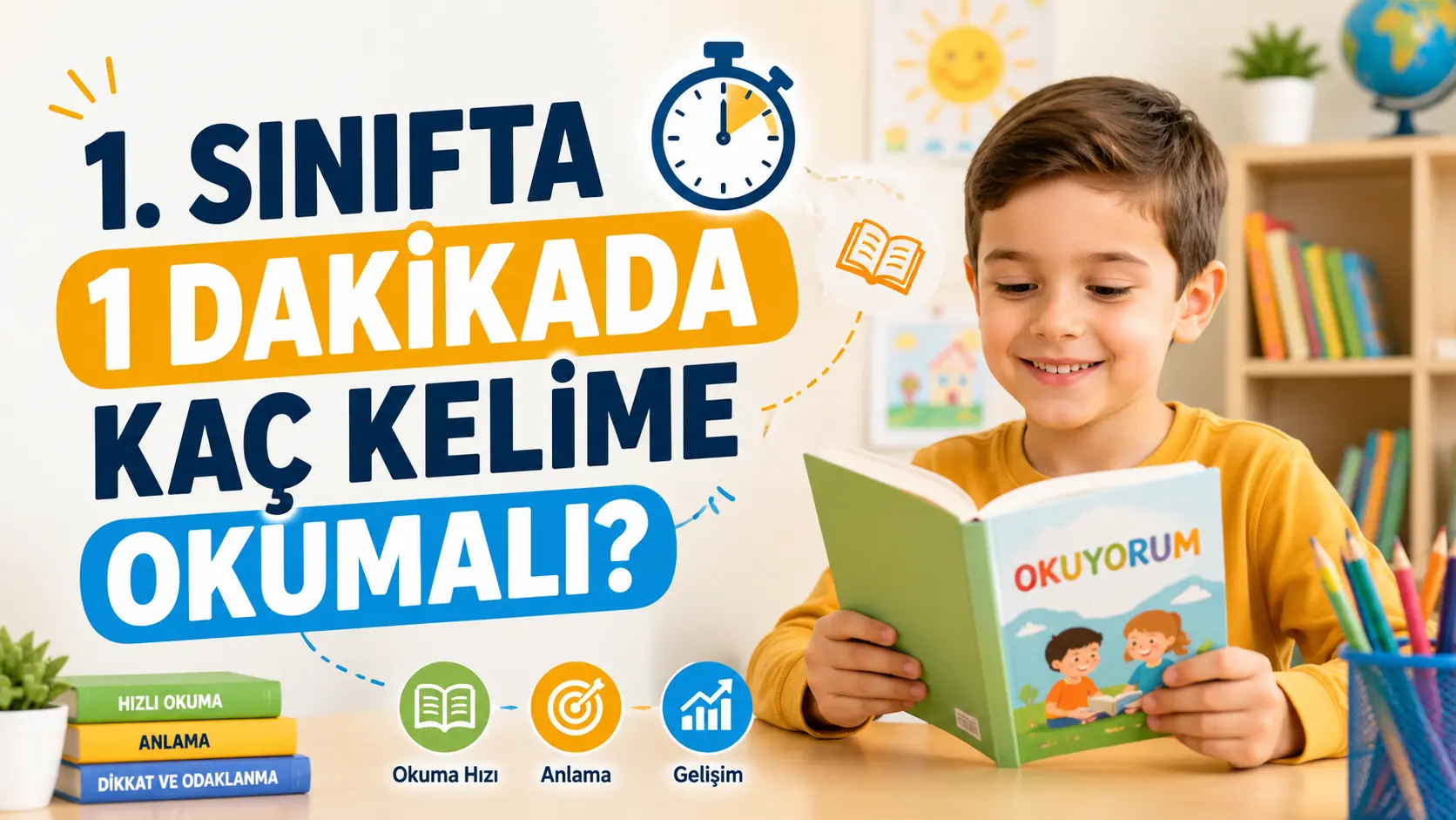 1 Sınıfta 1 Dakikada Kaç Kelime Okumalı?